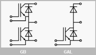   SKM195GB126D, SKM195GAL126D